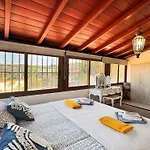 샬레 Exquisite Rural House With Garden, Pool And Sea Views Arico Viejo