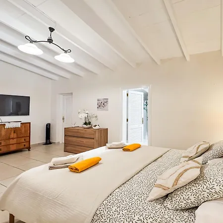 Dağ evi Exquisite Rural House With Garden, Pool And Sea Views Arico Viejo