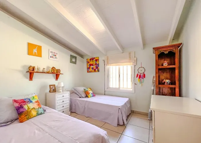 木屋 Exquisite Rural House With Garden, Pool And Sea Views Arico Viejo