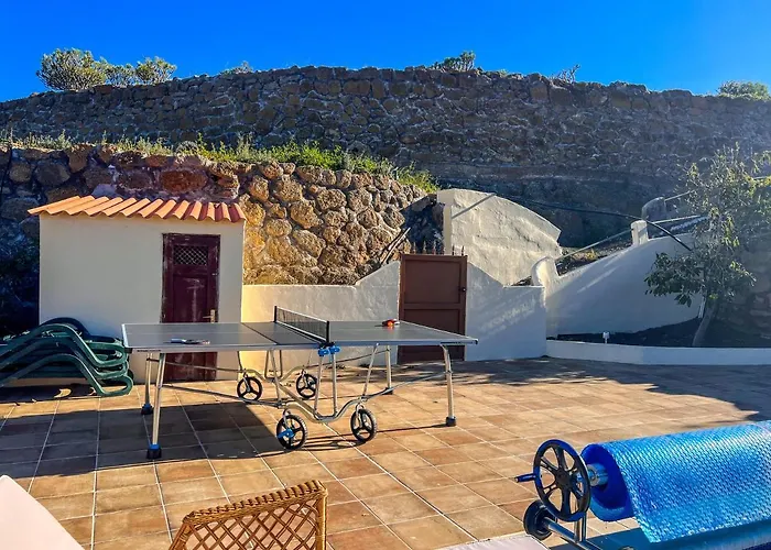 木屋 Exquisite Rural House With Garden, Pool And Sea Views Arico Viejo